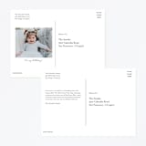 "Lets rock" - Children's Birthday Party Invitations in Denim by Creo Study - Back of Card Options