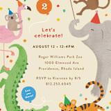 "confetti crew" - Children's Birthday Party Invitations in Sugar Cookie by Jennifer Wick - Detail