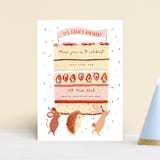 "Cake carry" - Children's Birthday Party Invitations in Strawberry Shortcake by Sarah Knight - Front