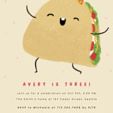 "Taco bout a party" - Children's Birthday Party Invitations in Tortilla by Adelyn T. - Detail