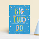 "Two Do" - Children's Birthday Party Invitations in Pool by Jenna Holcomb - Front