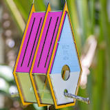 "Birdhouse and Feeder Model Building Kit" - Arts and Crafts in multicolorassorted-colors by Stix Brix