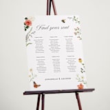 "Fleur" - Custom Seating Charts in Verona Sunset by Sarah Knight - In Use