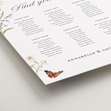 "Fleur" - Custom Seating Charts in Verona Sunset by Sarah Knight - Detail