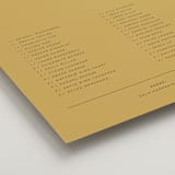 "Alaia" - Custom Seating Charts in Verona Sunset by Blustery August - Detail