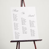 "Simple Script" - Custom Seating Charts in Tuxedo by Claire - In Use