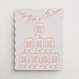 "Glass Tower" - Custom Seating Charts in Sunset by Tamara Hilje - Front