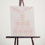 "Glass Tower" - Custom Seating Charts in Sunset by Tamara Hilje - In Use