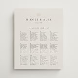 "Simple Seashell" - Custom Seating Charts in Sand by Hannah Bowman - Front