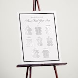"The Day" - Custom Seating Charts in Noir by mo kelley - In Use
