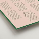 "cotillion" - Custom Seating Charts in Peach by Megan Davis - Detail