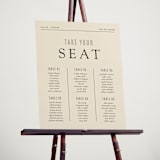 "Headliner" - Custom Seating Charts in Onyx by Kindred Fields - In Use