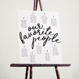 "Marlowe" - Custom Seating Charts in Tuxedo by Kelly Watkins - In Use
