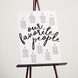 "Marlowe" - Custom Seating Charts in Tuxedo by Kelly Watkins - In Use