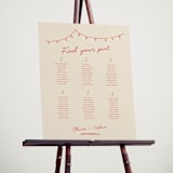 "Party On!" - Custom Seating Charts in Sangria Spark by Zove Ahhh - In Use