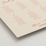 "Party On!" - Custom Seating Charts in Sangria Spark by Zove Ahhh - Detail