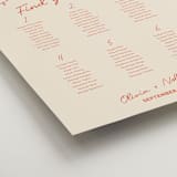 "Party On!" - Custom Seating Charts in Sangria Spark by Zove Ahhh - Detail