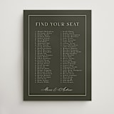 "refined" - Custom Seating Charts in Olive by Nicole Walsh - Front