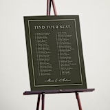 "refined" - Custom Seating Charts in Olive by Nicole Walsh - In Use
