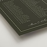"refined" - Custom Seating Charts in Olive by Nicole Walsh - Detail