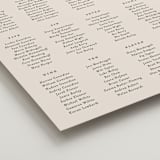 "In Love" - Custom Seating Charts in Linen by Vanessa Doyle - Detail