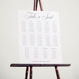 "Empire" - Custom Seating Charts in Dusty Blue by Jennifer Postorino - In Use