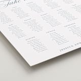 "Empire" - Custom Seating Charts in Dusty Blue by Jennifer Postorino - Detail