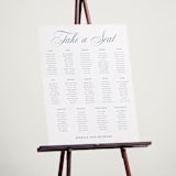 "Empire" - Custom Seating Charts in Dusty Blue by Jennifer Postorino - In Use