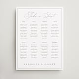 "Overlapping" - Custom Seating Charts in Cotton by Amy Kross - Front