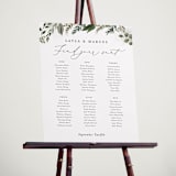 "Classic Love" - Custom Seating Charts in Vanilla by Susan Moyal - In Use
