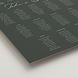 "Peaks" - Custom Seating Charts in Hunter by Sarah Brown - Detail