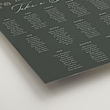 "Peaks" - Custom Seating Charts in Hunter by Sarah Brown - Detail