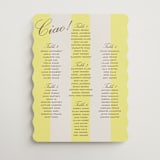 "Campania" - Custom Seating Charts in Limone by Megan Davis - Front