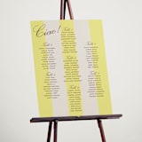 "Campania" - Custom Seating Charts in Limone by Megan Davis - In Use