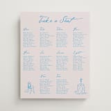 "Handdrawn little things" - Custom Seating Charts in Sky Whispers by Cass Loh - Front