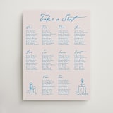 "Handdrawn little things" - Custom Seating Charts in Sky Whispers by Cass Loh - Front
