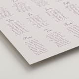 "tablescape drawing" - Custom Seating Charts in Hydrangea by Cass Loh - Detail