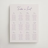 "tablescape drawing" - Custom Seating Charts in Hydrangea by Cass Loh - Front