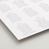 "Coastal Toile" - Custom Seating Charts in Periwinkle by Jenna Holcomb - Detail