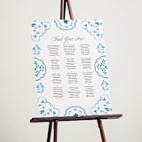 "Almafi" - Custom Seating Charts in Cerulean by Itsy Belle Studio - In Use