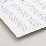 "Aristocratic" - Custom Seating Charts in Sky by Creo Study - Detail