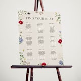 "Wild meadow" - Custom Seating Charts in Elder Flower by Sarah Knight - In Use