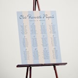 "darby" - Custom Seating Charts in Sky by Susan Asbill - In Use