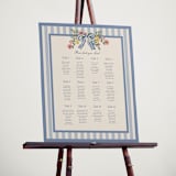 "A wedding in Low Country" - Custom Seating Charts in Cornflower by Chris Griffith - In Use