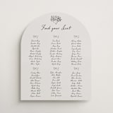 "Puglia" - Custom Seating Charts in Rock by Pati Cascino - Front