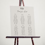 "Puglia" - Custom Seating Charts in Rock by Pati Cascino - In Use