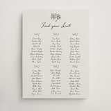 "Puglia" - Custom Seating Charts in Rock by Pati Cascino - Front