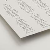 "Puglia" - Custom Seating Charts in Rock by Pati Cascino - Detail