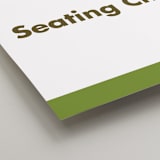 "Landscape Custom" - Custom Seating Charts in Charcoal by Minted Custom - Detail