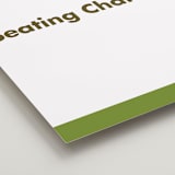 "Portrait Custom" - Custom Seating Charts in Charcoal by Minted - Detail